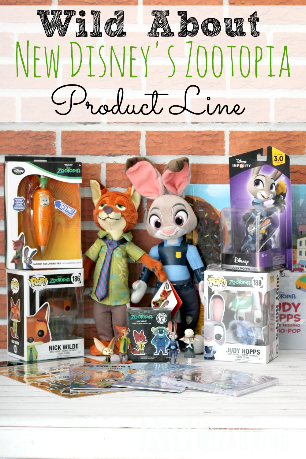 NICK WILDE JUDY HOPPS 3.0 Disney Infinity Characters Zootopia Bunny Fox