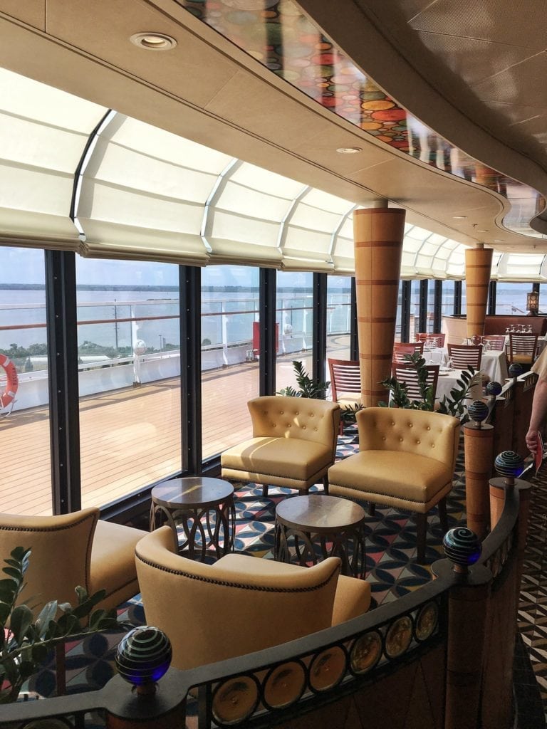 Disney Magic Cruise Ship View from Restaurant 