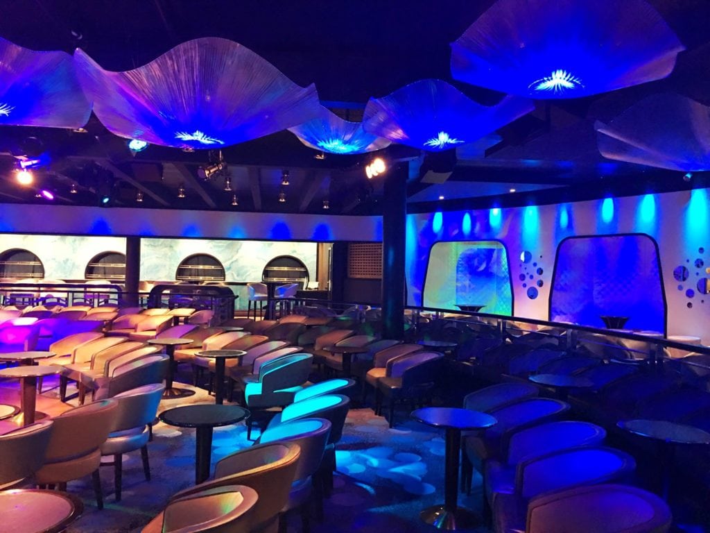 Club and Bar on board the Disney Magic Cruise Ship 
