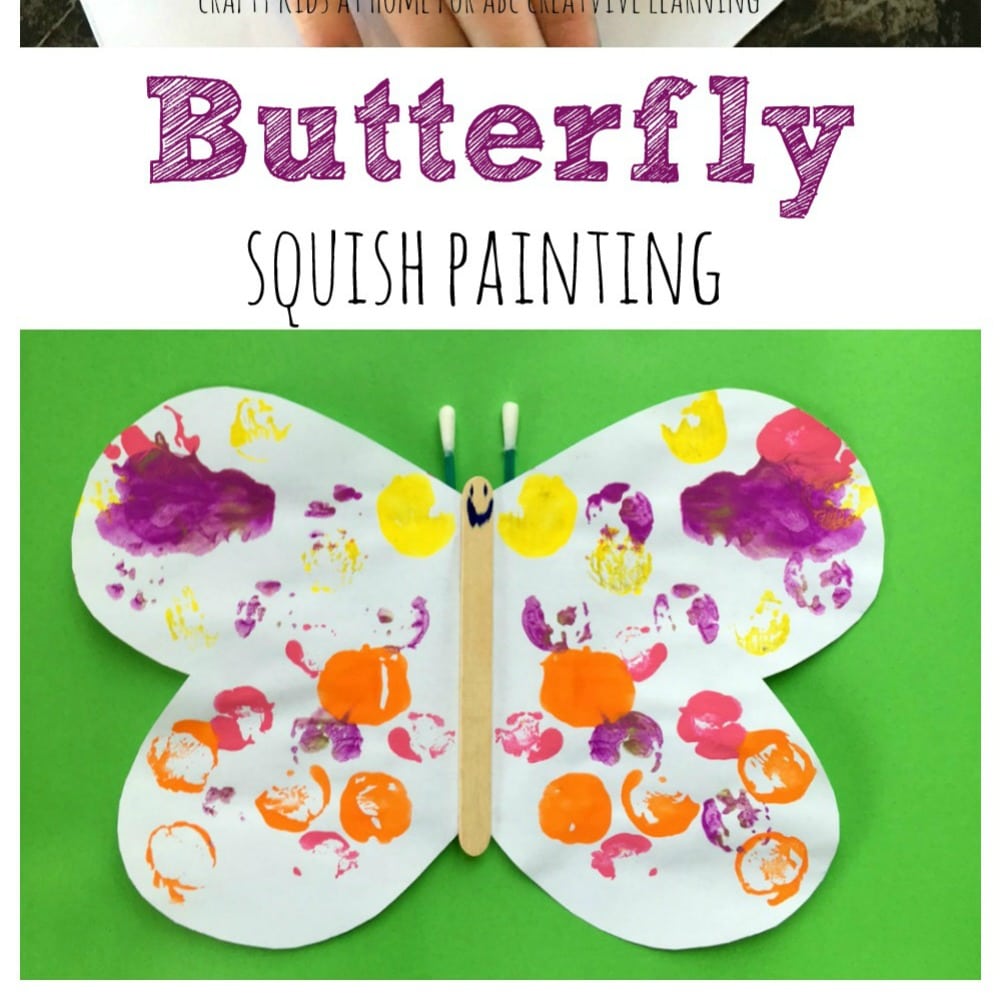 Butterfly Squish Painting - Simply Today Life