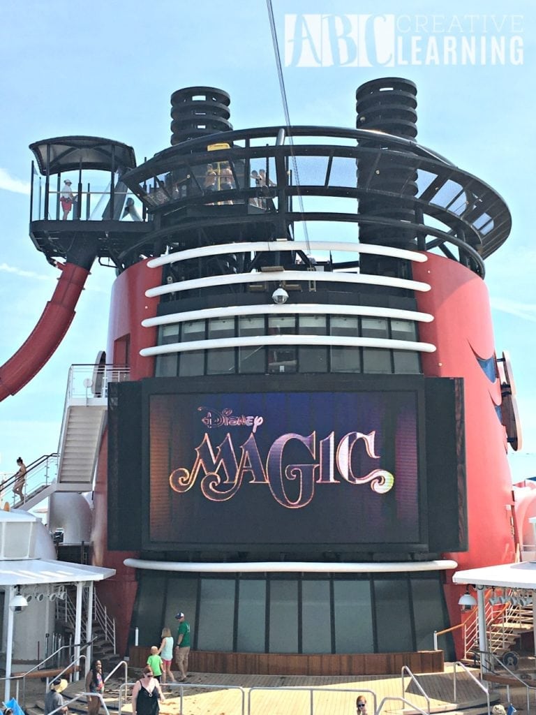 Movies onboard the Disney Magic Cruise Ship