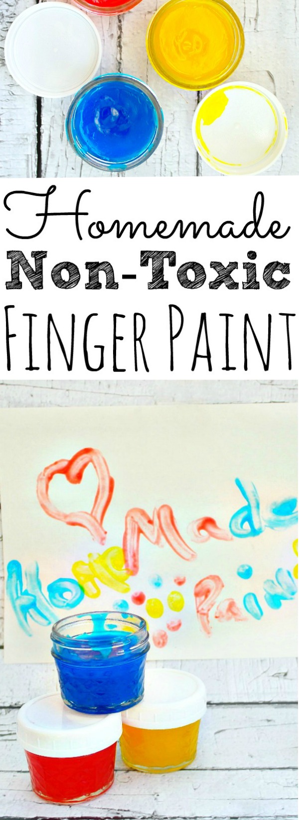 Non-Toxic Homemade Finger Paint - Simply Today Life