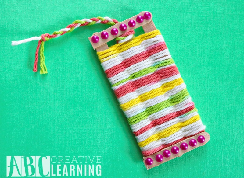 Mother's Day Gift Idea Weaved Bookmark Craft final