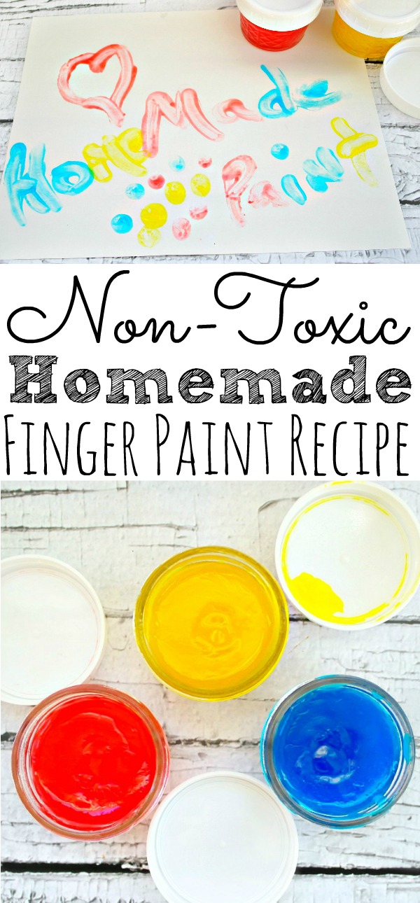 Non Toxic Homemade Finger Paint Simply Today Life