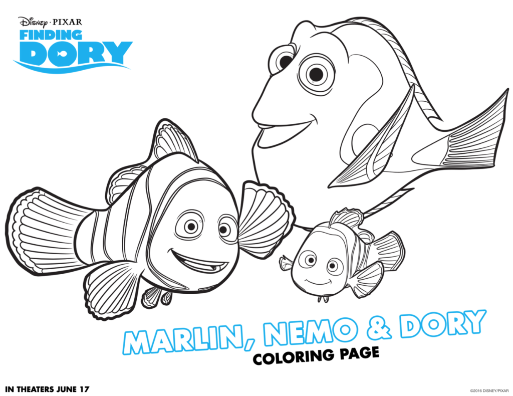 Finding Dory Coloring Sheets #FindingDory #HaveYouSeenHer Coloring