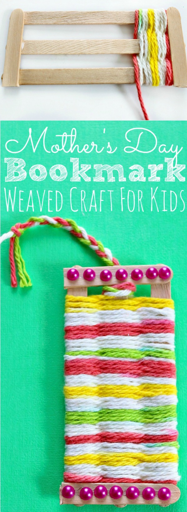 Weaving Bookmark Craft For Kids 