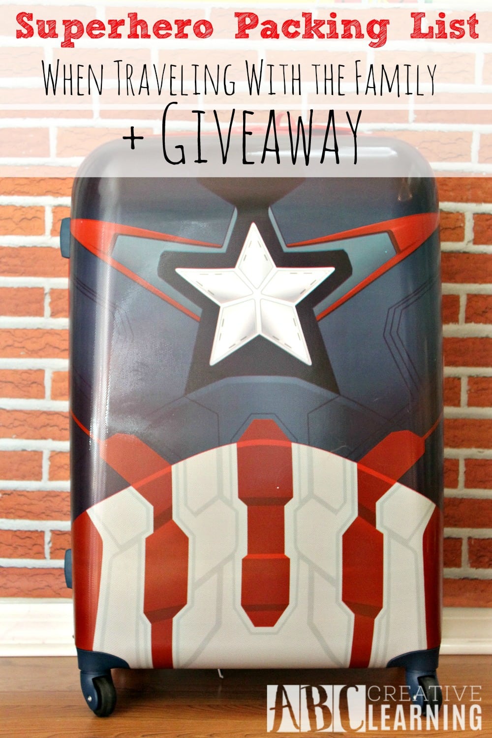 Superhero Packing List When Traveling With The Family + Giveaway