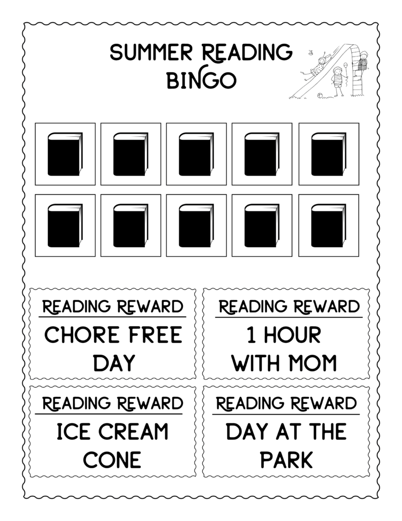 FREE Summer Reading Bingo Rewards