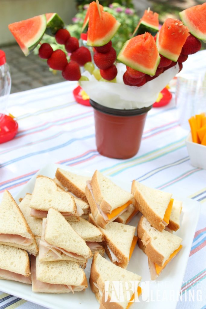 Backyard Gardeningn Party Snacks