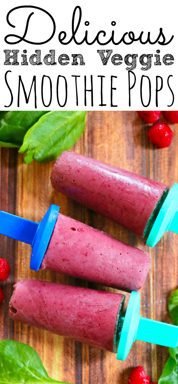 Delicious Hidden Veggie Smoothie Pops