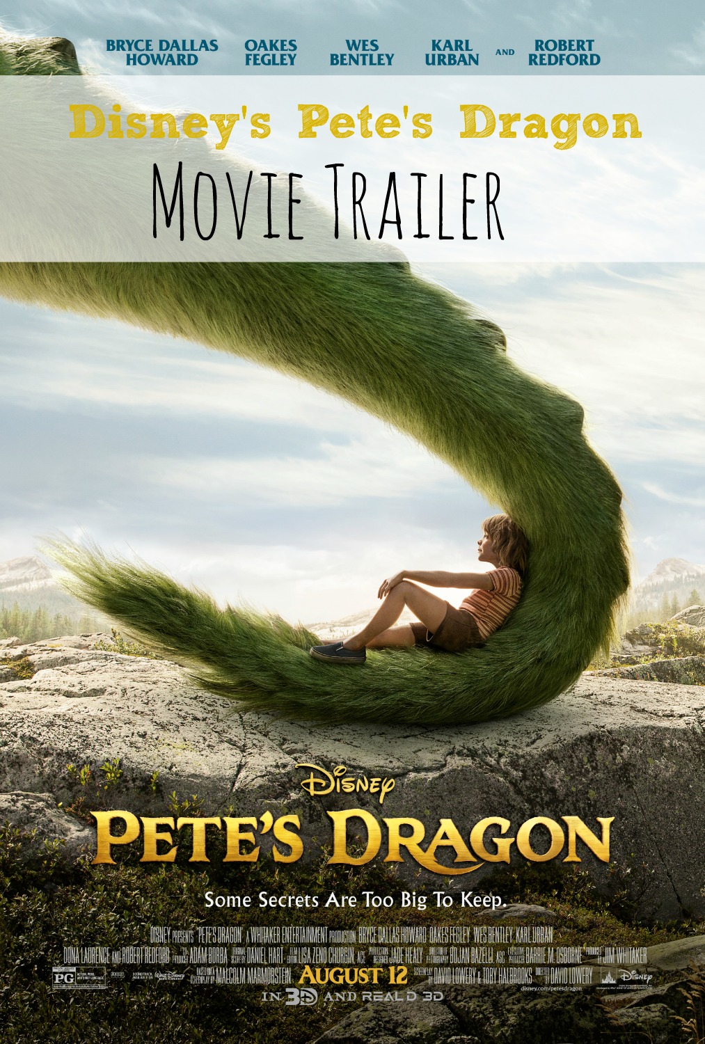 Disney's Pete's Dragon Trailer #PetesDragon