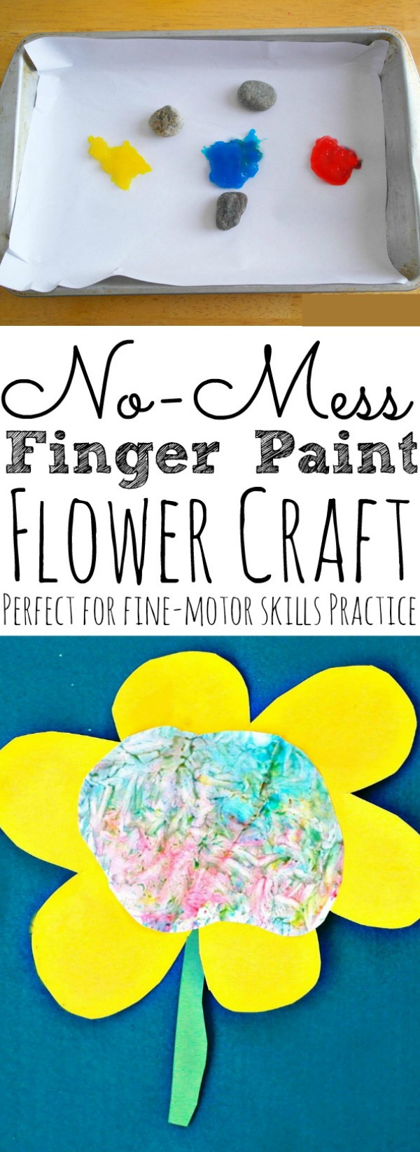 Finger Paint Flower Craft