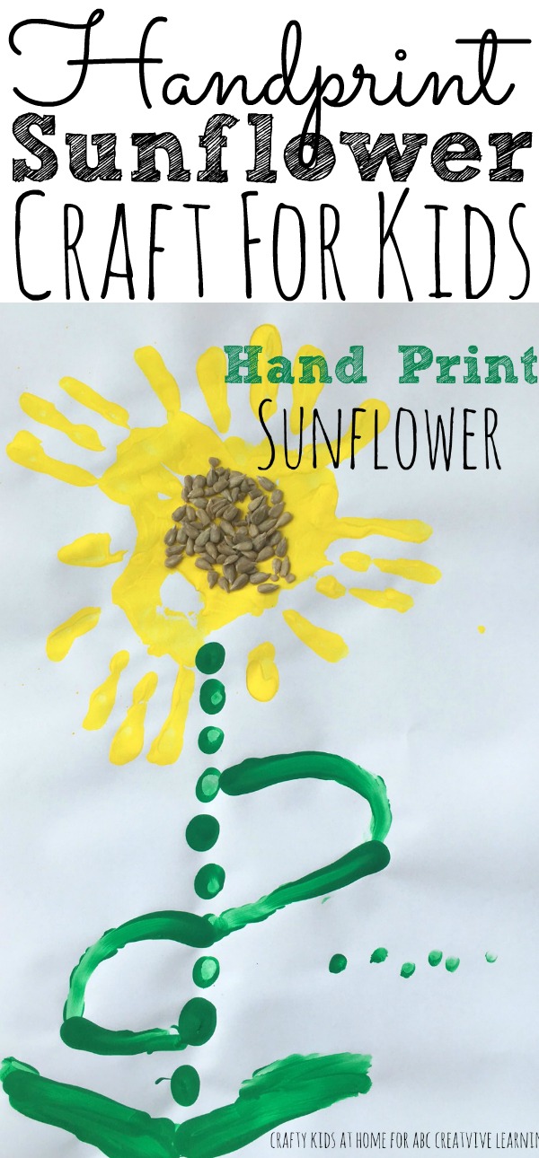 Handprint Sunflowers