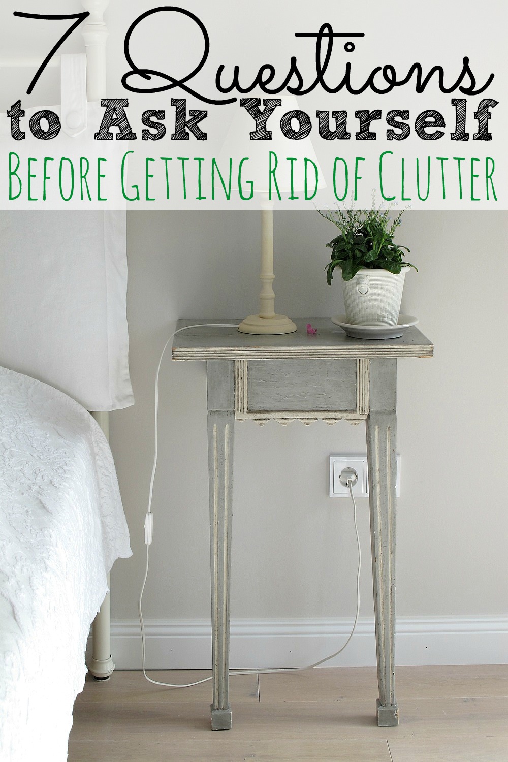 7 Questions to Ask Yourself Before Getting Rid of Clutter - abccreativelearning.com
