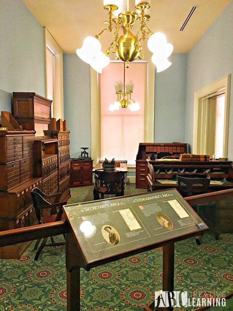 Family Travels To Florida Historic Capitol Museum office