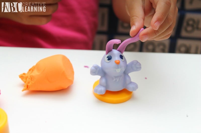 Lasting Imagination and Storytelling with Play-Doh buny