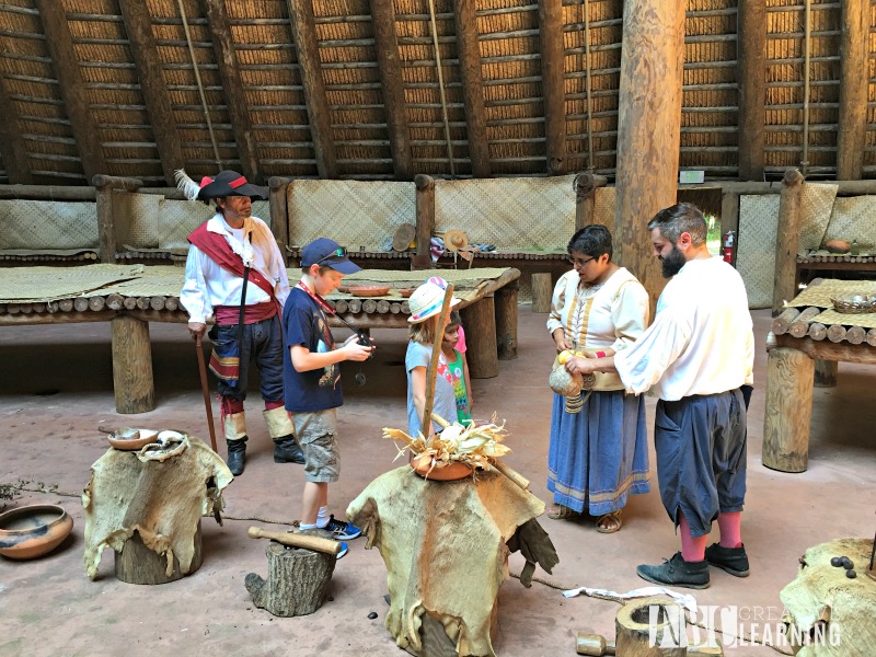 Visiting Mission San Luis in Tallahassee Florida M