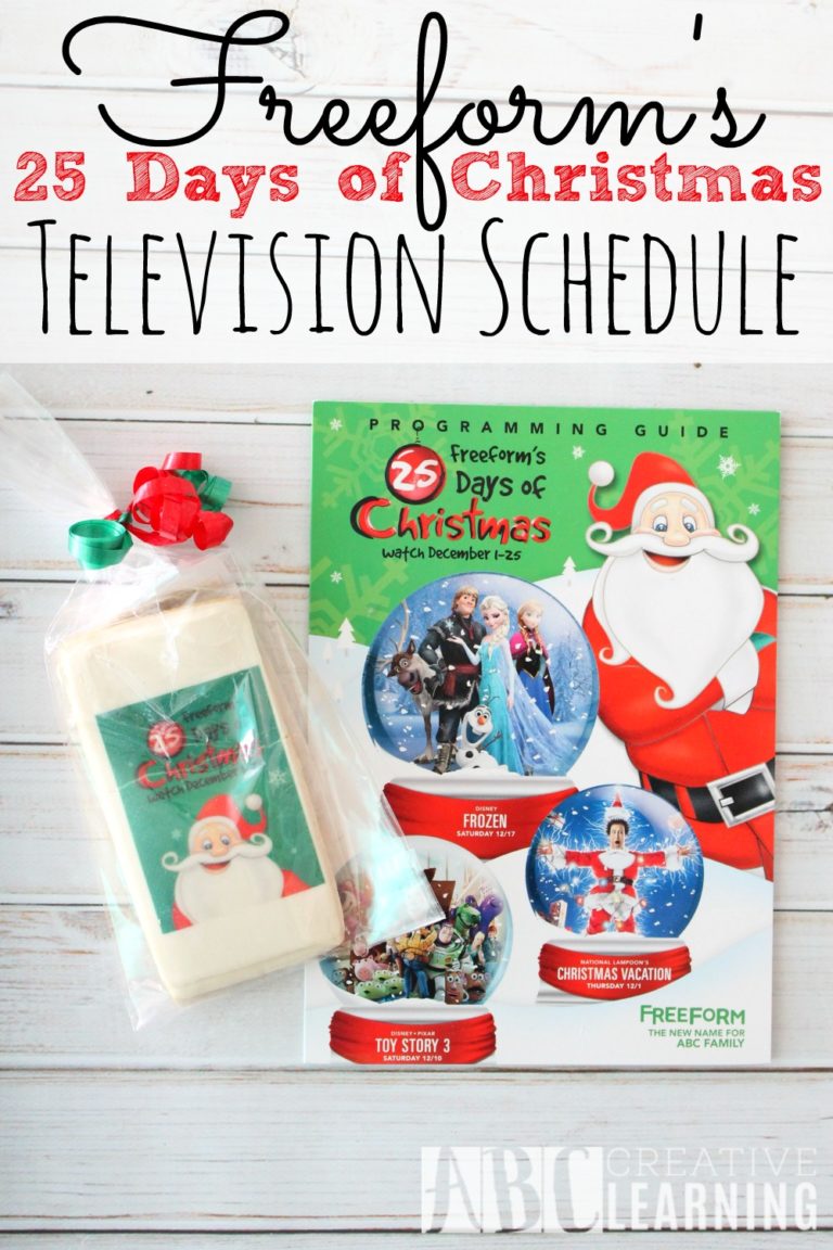 Freeform's 25 Days of Christmas Schedule 25DaysofChristmas