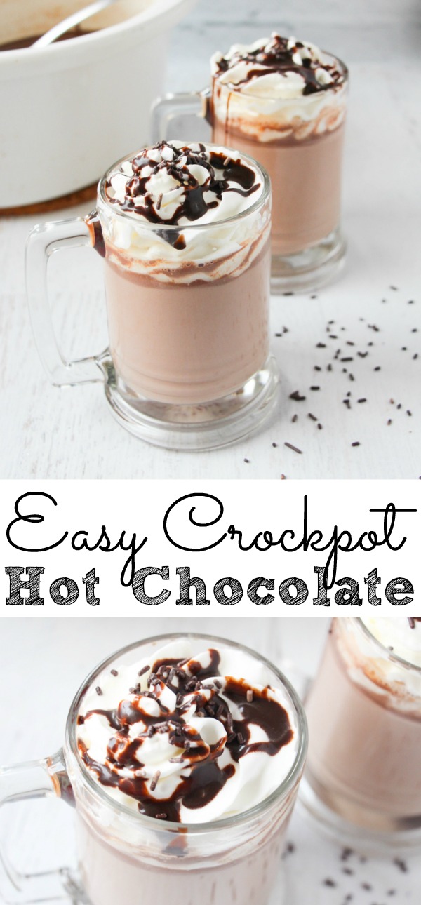Easy Delicious Crockpot Hot Chocolate