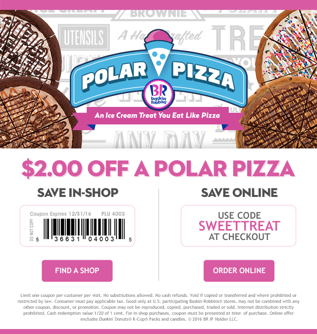 Celebrating the Holidays with Baskin-Robbins Coupon