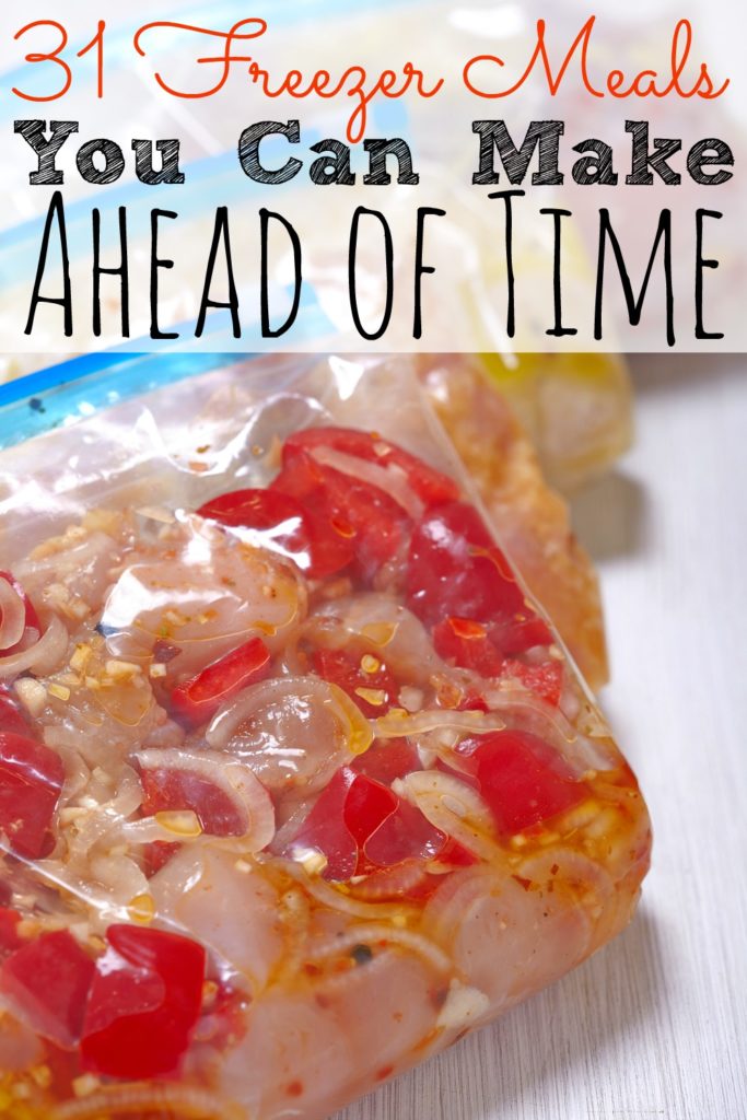 Freezer Meals You Can Make Ahead Of Time