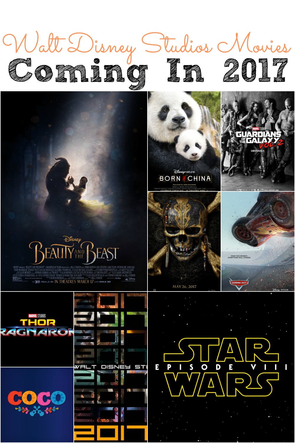 Walt Disney Studios Movies Coming In 2017