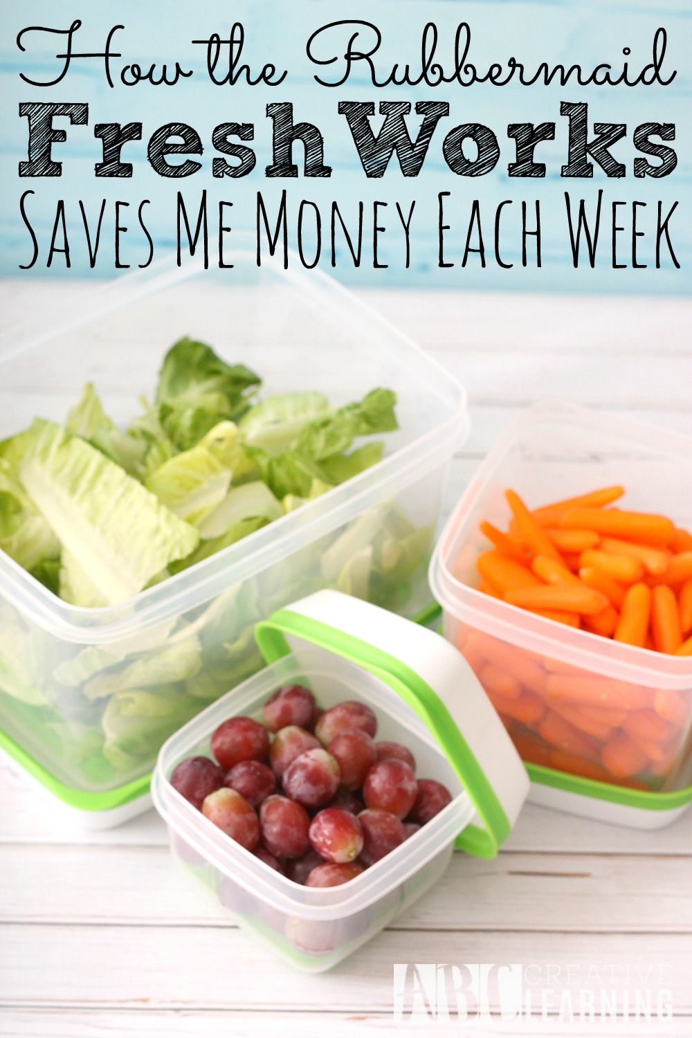 How The Rubbermaid FreshWorks Saves Me Money + Giveaway