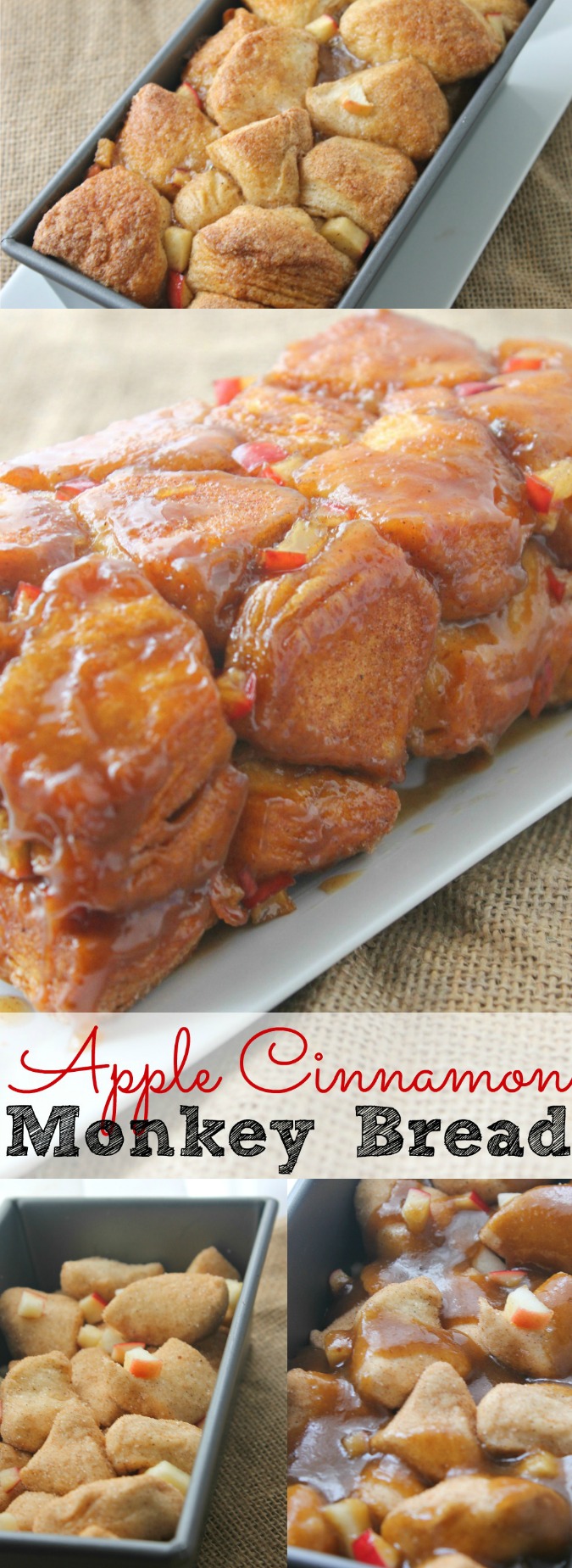 Apple Cinnamon Monkey Bread Recipe - abccreativelearning.com