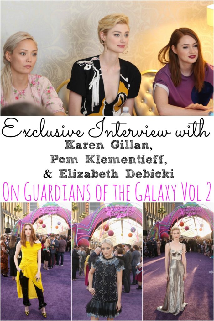 Exclusive Interview With Karen Gillan Pom Klementieff And Elizabeth Debicki On Guardians Of The