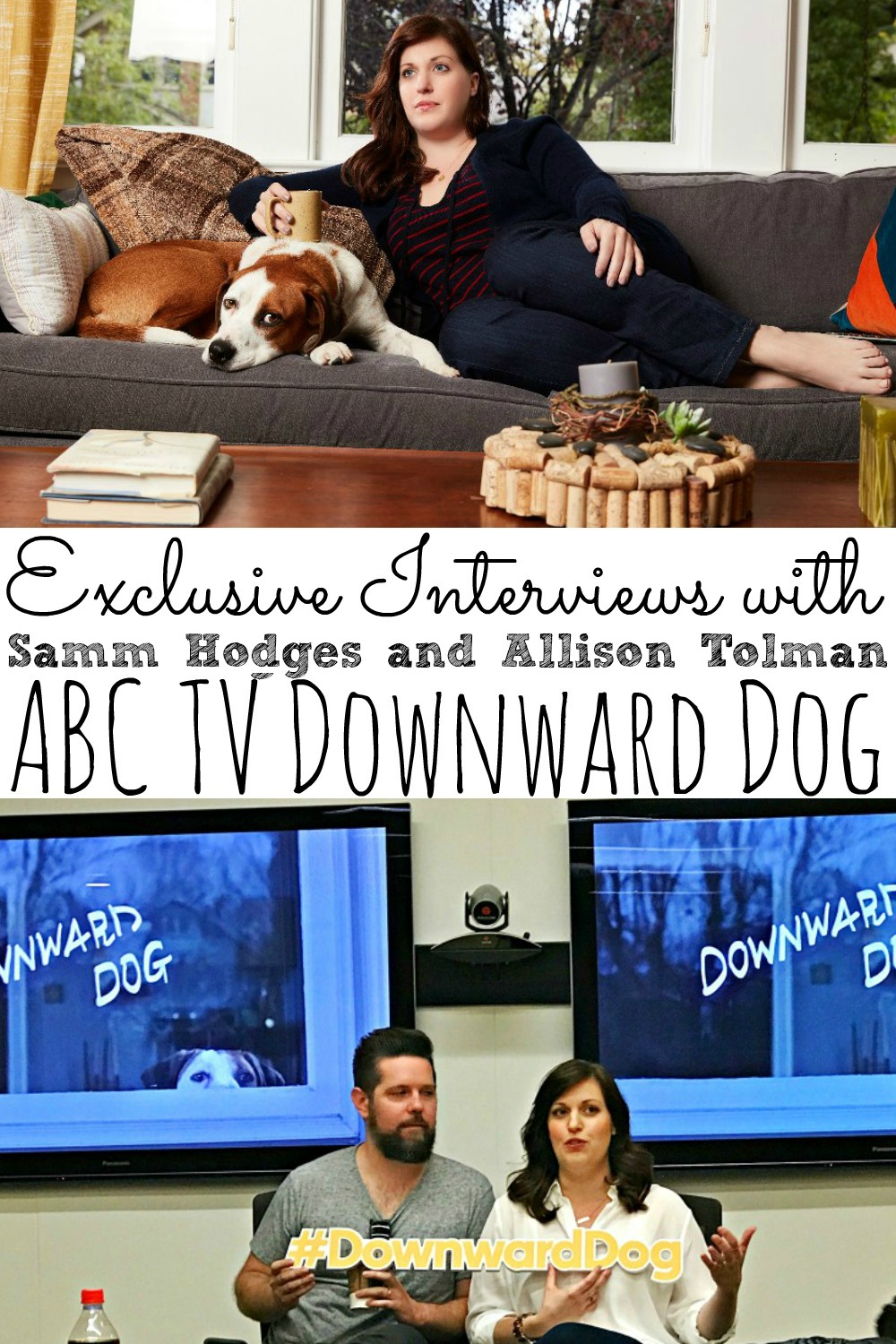 Samm Hodges and Allison Tolman Interview Downward Dog | A Show About A Dog? #DownwardDog