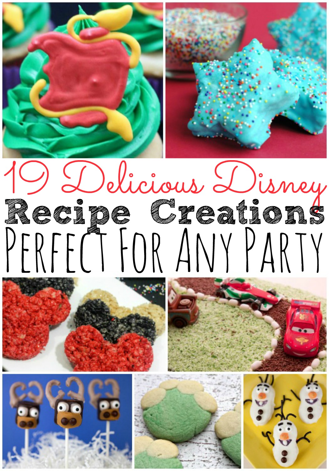 19 Fun Disney Themed Recipe Creations - abccreativelearning.com