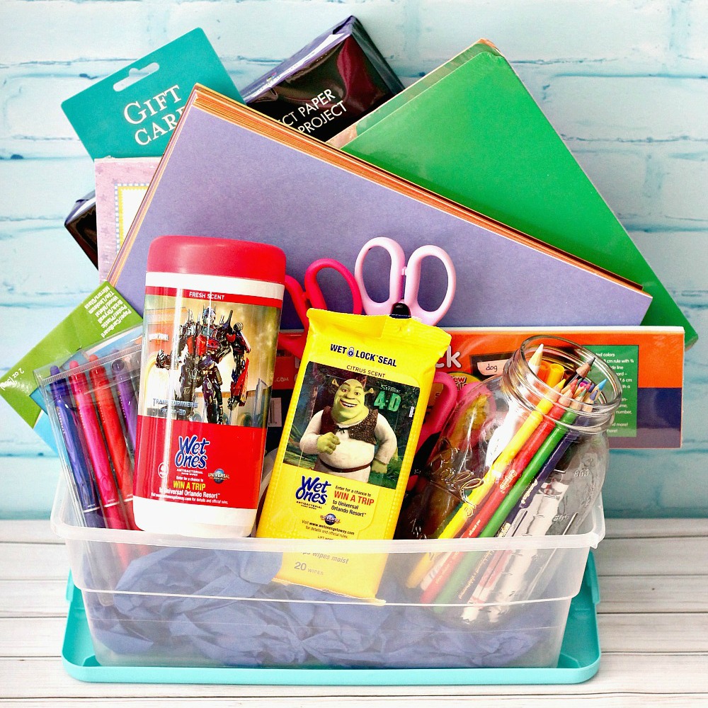 Back-To-School Teacher Survival Basket + Printables