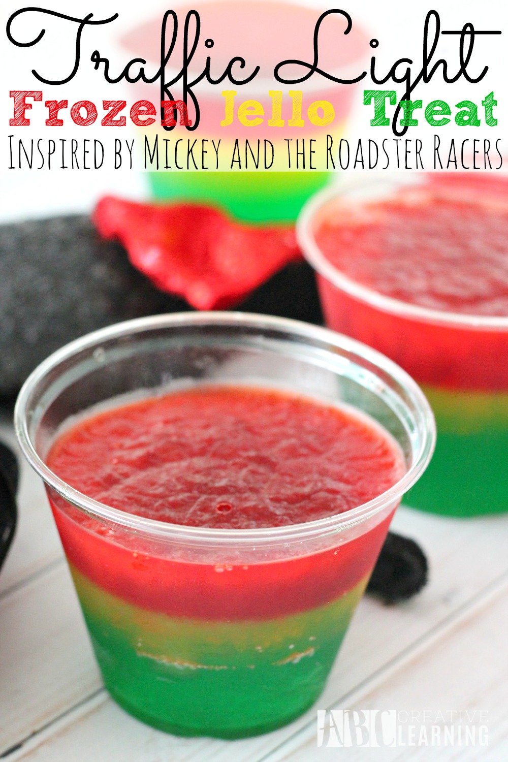 Traffic Light Frozen Jello Treat Mickey and the Roadster Racers