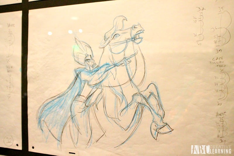 Deja View: The Art of Andreas Deja Details At The Walt Disney Family Museum - Jafar Drawing