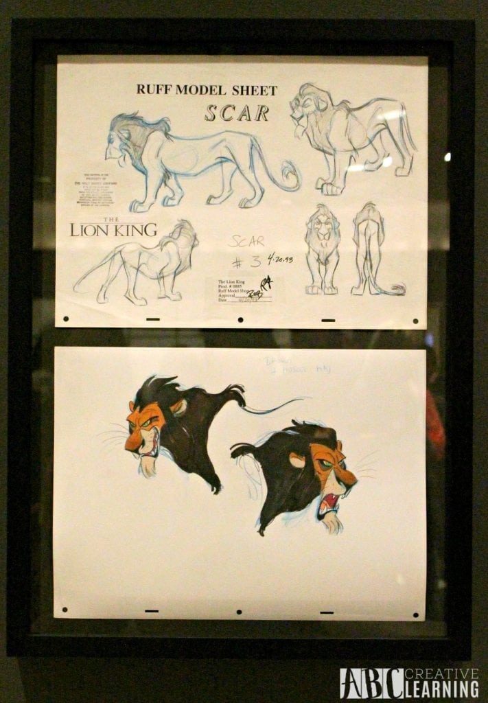 Deja View: The Art of Andreas Deja Details At The Walt Disney Family Museum - Scar Sheet