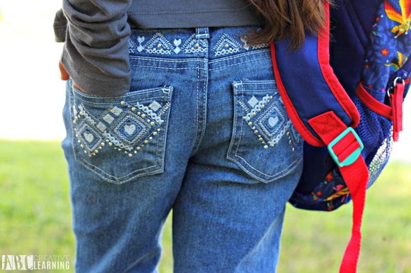 Encouraging Individuality With Back To School Style Trends From JCPenney + First Day Of School Printables - Stylish Denim For Girls