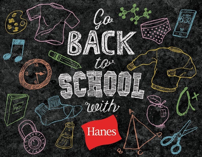 Back To School Hanes $50 Gift Card Giveaway