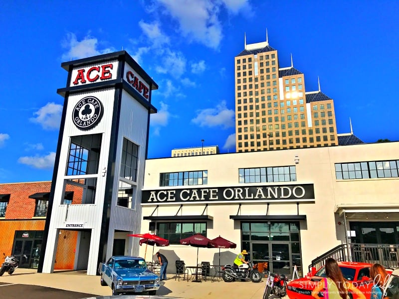 A Rock 'N Roll Experience with a Twist at Ace Cafe Orlando - Outside Area