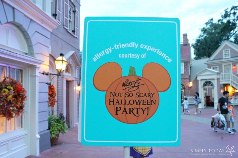 Allergy Friendly Guide To Mickey's Not So Scary Halloween Party Allergy Friendly Treats Allergy Friendly Signs