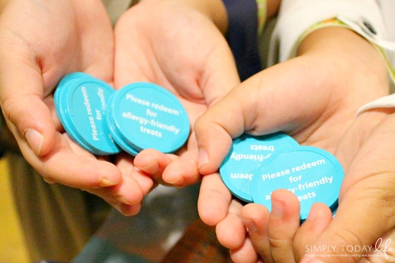 Allergy Friendly Guide To Mickey's Not So Scary Halloween Party Teal Coins For Treats