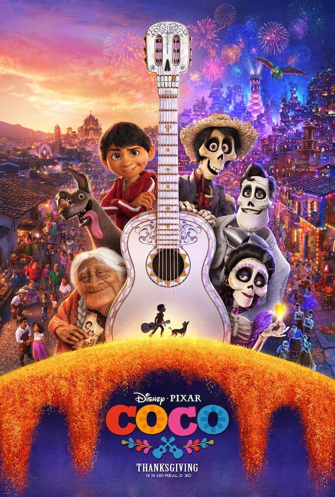 FREE COCO Coloring Pages and Activity Sheets with Movie Poster