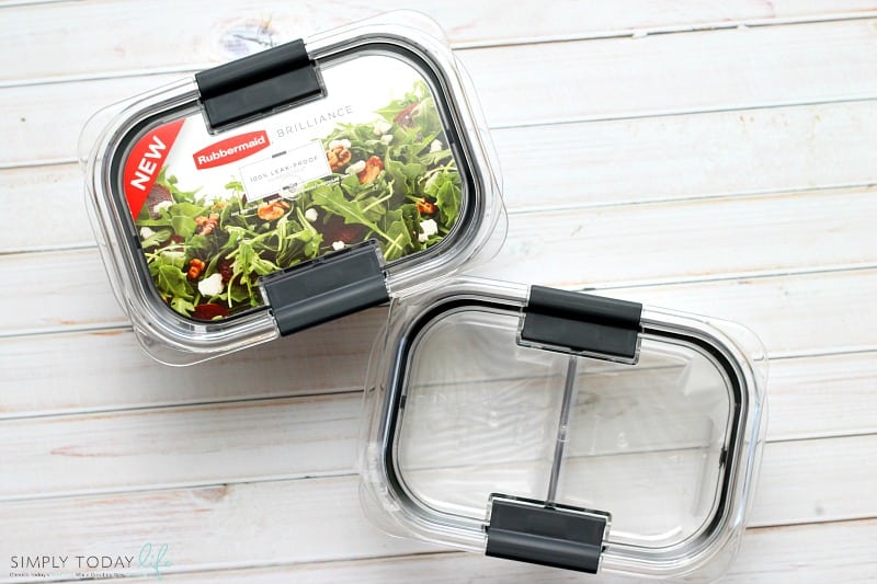 On The Go Easy Healthy Lunch Hack with Rubbermaid Salad and Snack 9 piece set