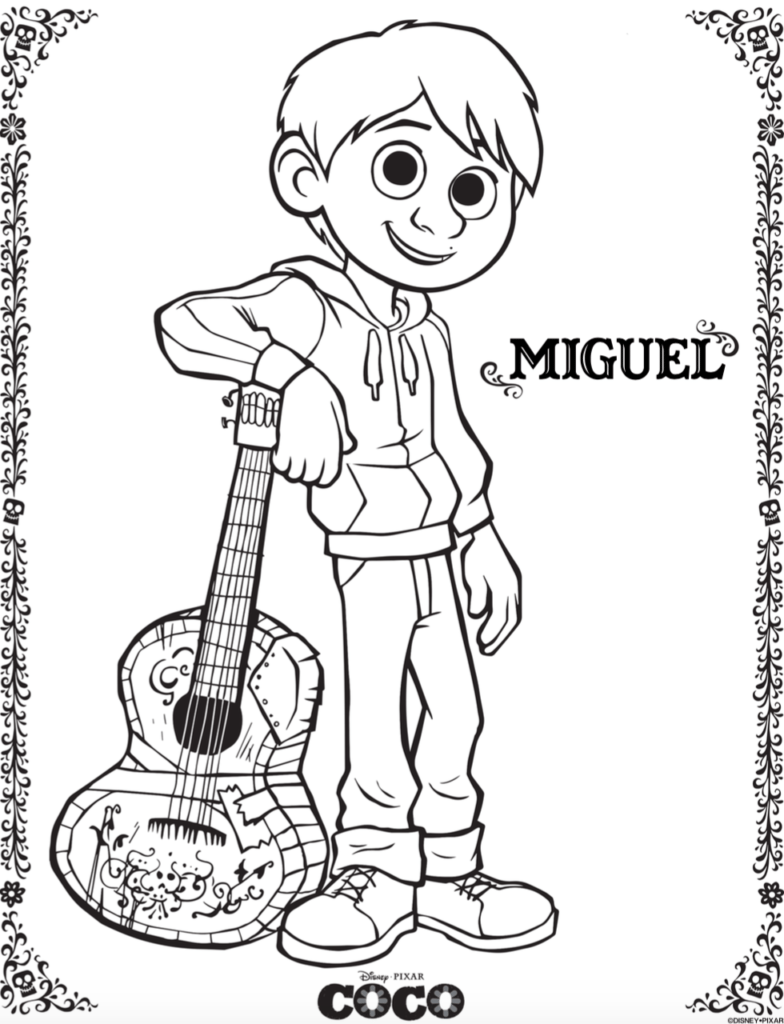 COCO Coloring Pages