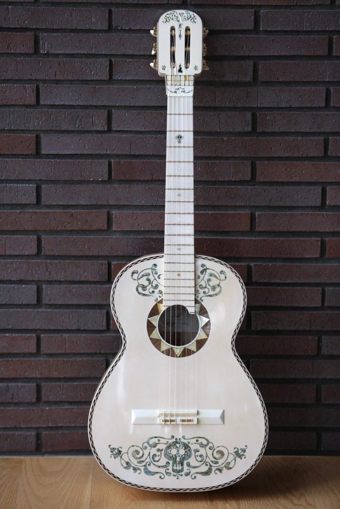 The Music of COCO and Fun Facts #PixarCOCOEvent Photo of COCO Guitar - simplytodaylife.com