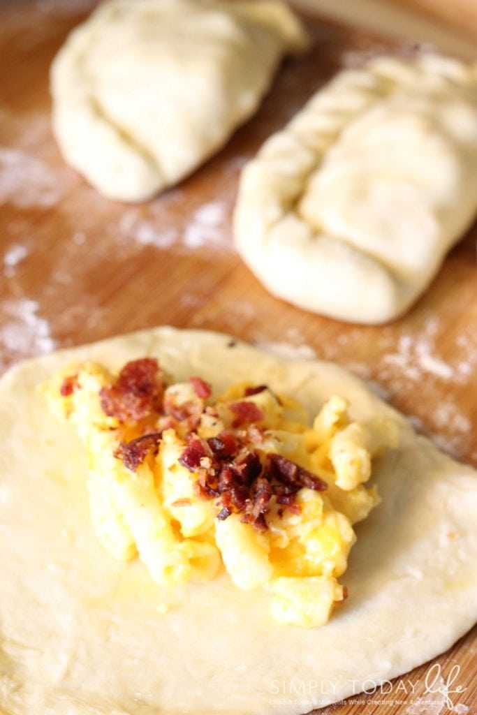 Semi-Homemade Bacon Mac and Cheese Empanadas Filling