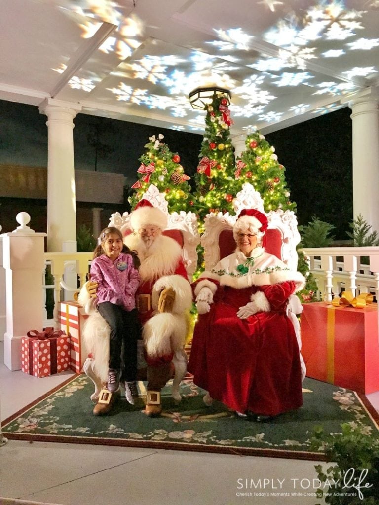 A Family Guide To Epcot International Festival of the Holidays - Santa Clause and Mrs. Clause