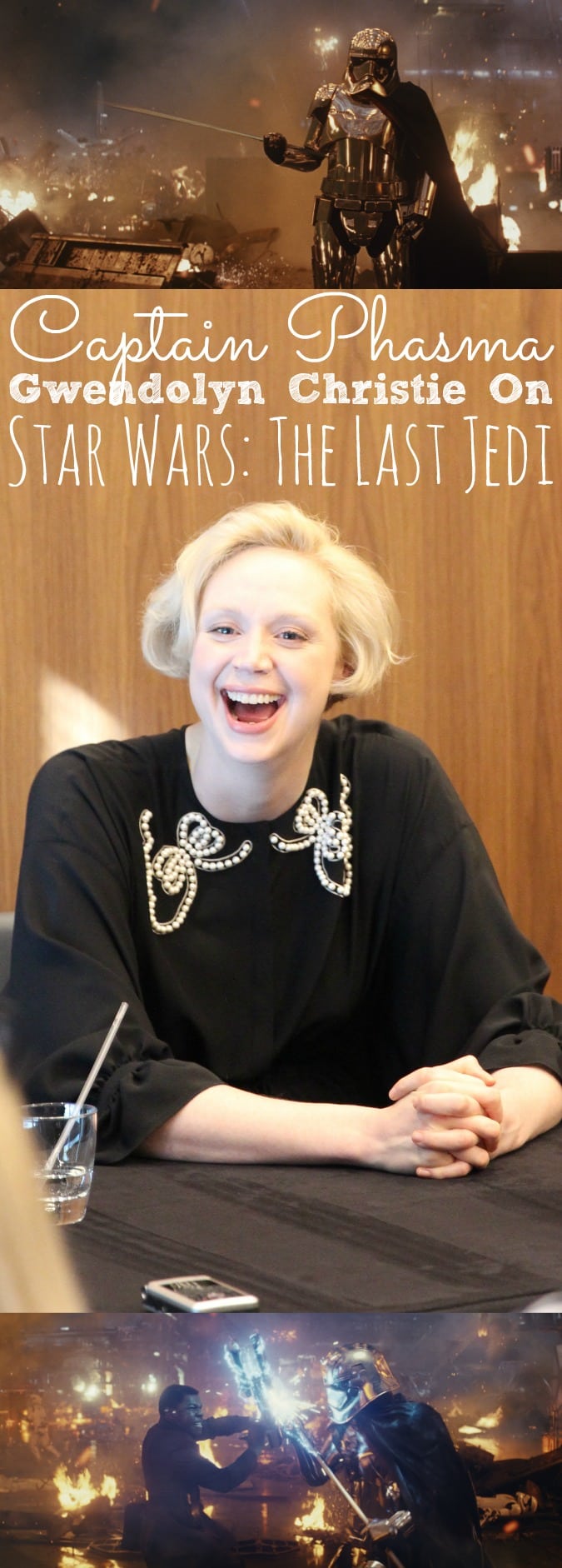 Gwendoline Christie Interview Star Wars The Last Jedi