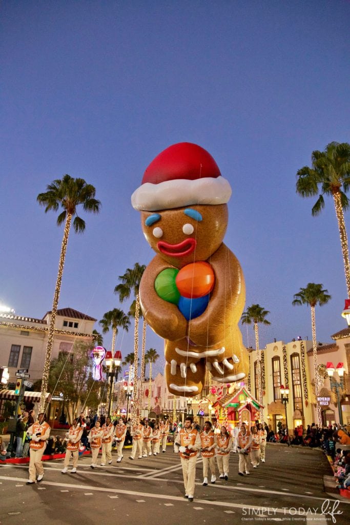 Family Guide To Celebrating the Holidays at Universal Orlando Resort - Gingie in the Universal Holiday Parade