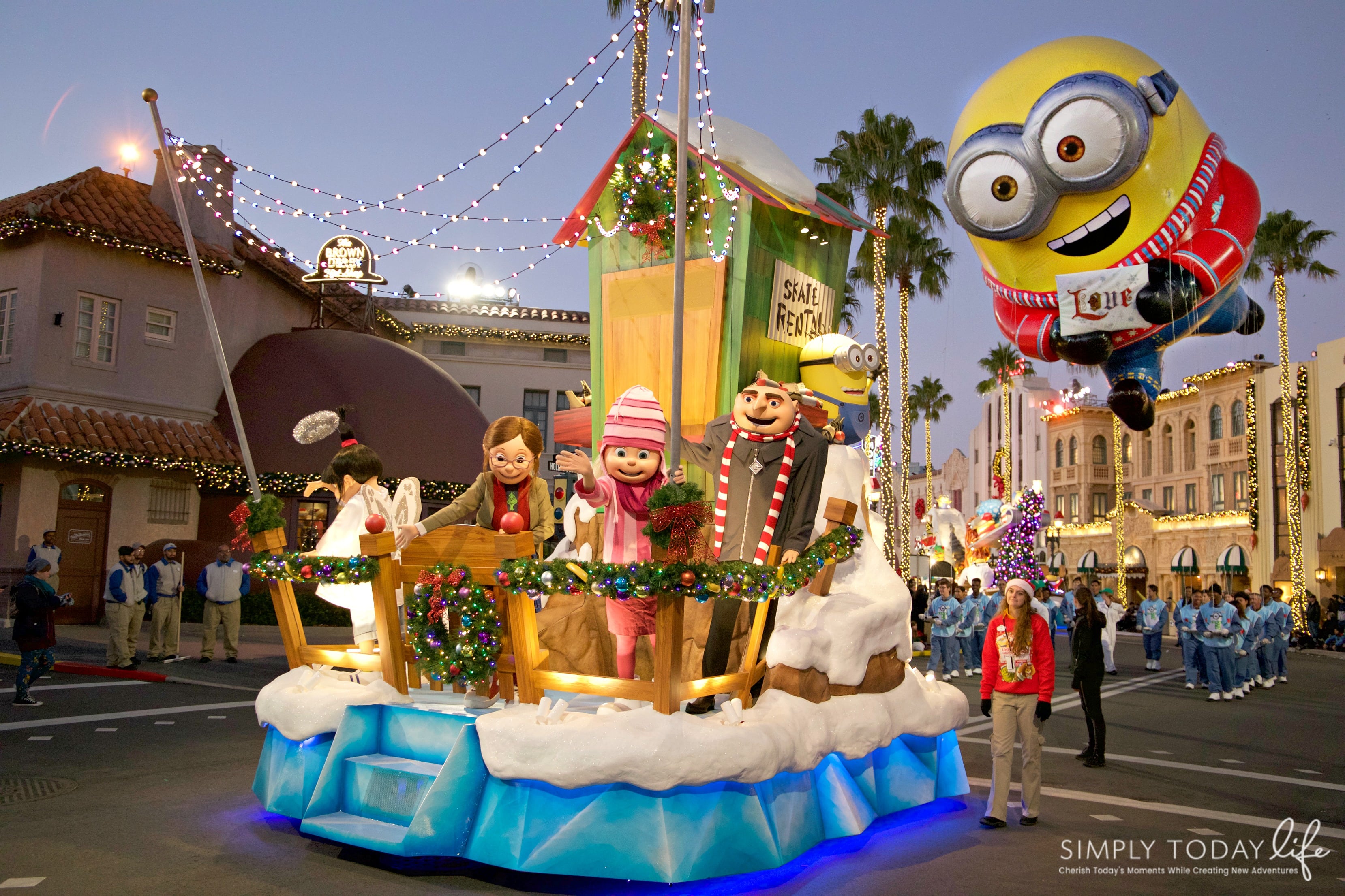 Family Guide To Celebrating the Holidays at Universal Orlando Resort- Minions Float Macy's Parade