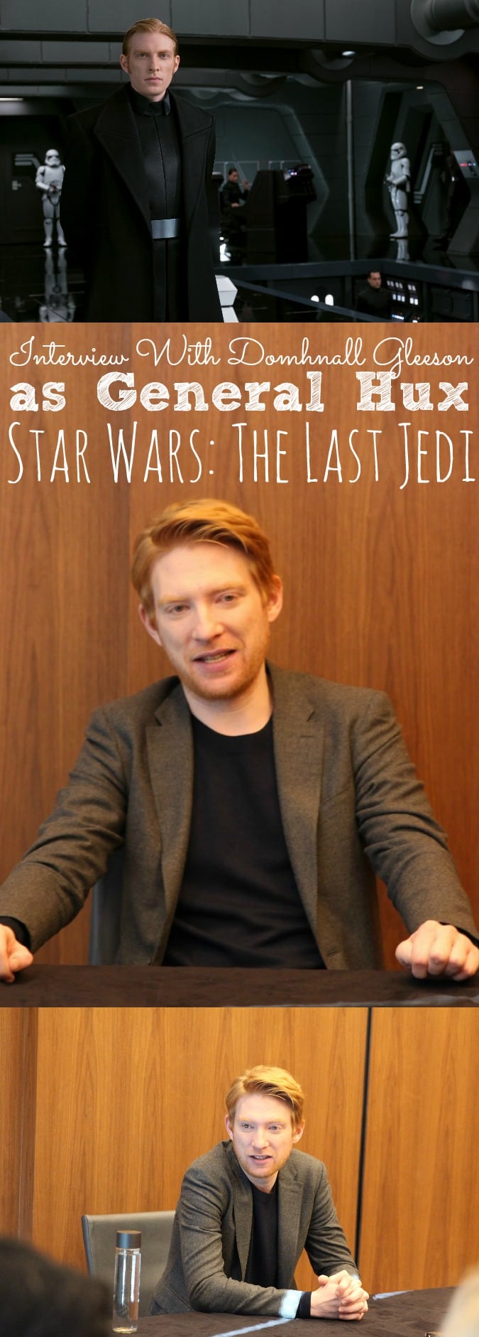 The Last Jedi Domhnall Gleeson Interview